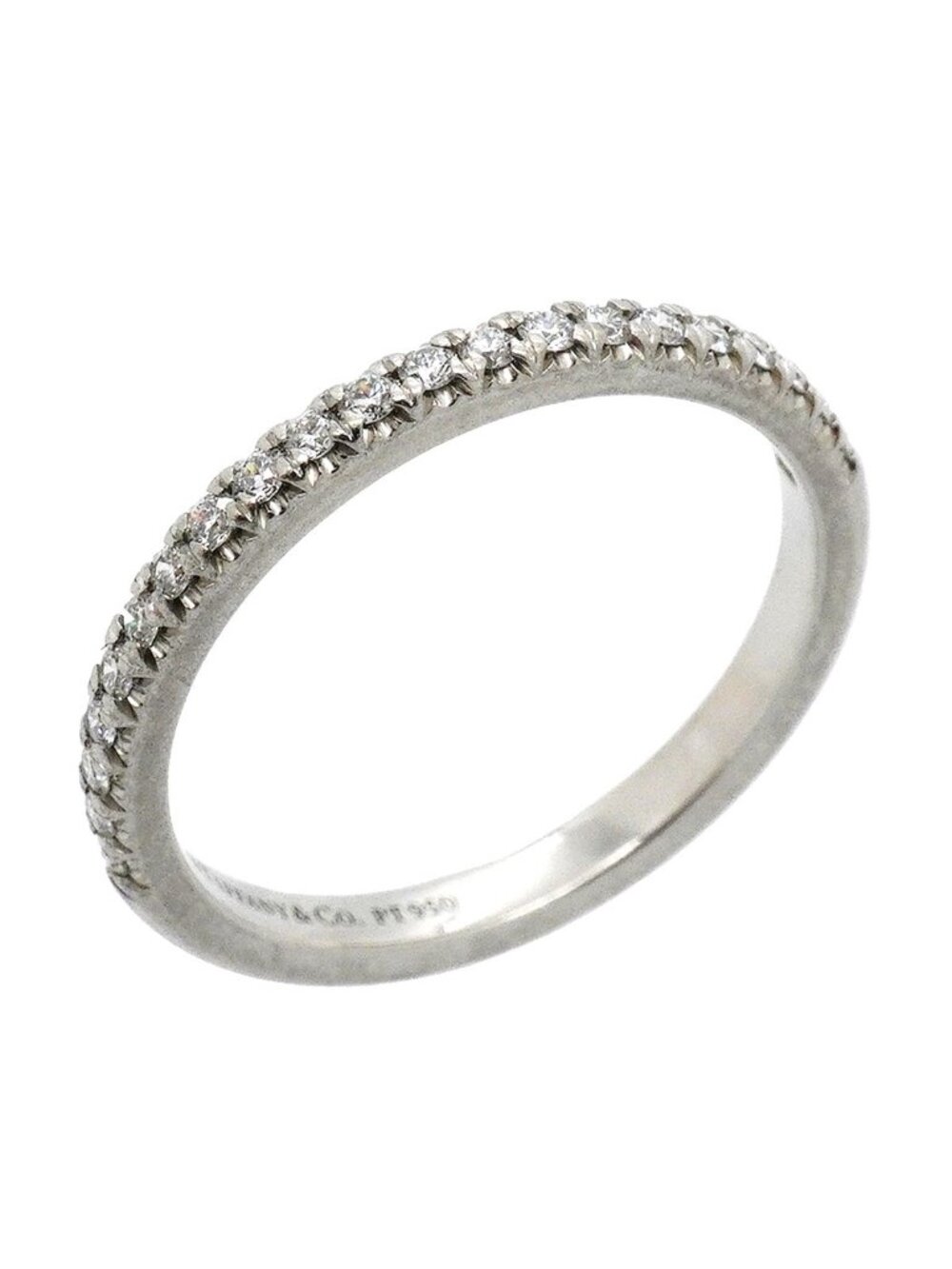 Tiffany & Co Ring Soleste Half Eternity Platinum Diamond